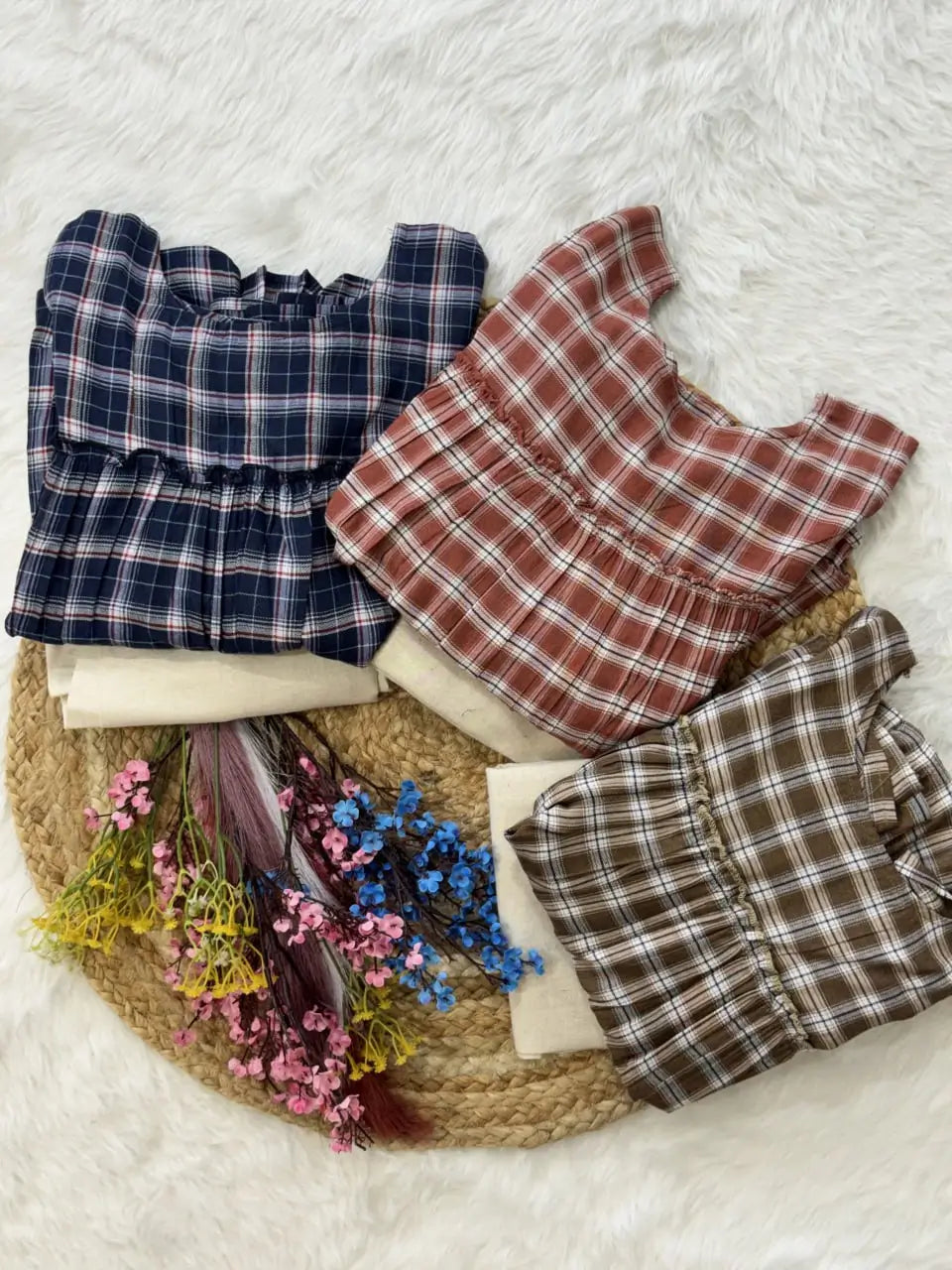 Breezy Checks Linen Co-ord Set for Summer Casual Wear