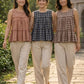 Breezy Checks Linen Co-ord Set for Summer Casual Wear