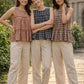 Breezy Checks Linen Co-ord Set for Summer Casual Wear