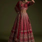 Bridal Embroidered Silk Lehenga Set with Dupatta for Wedding and Festive Wear