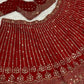 Bridal Embroidered Silk Lehenga Set with Dupatta for Wedding and Festive Wear