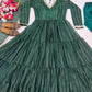 Brocade Tiered Anarkali Gown