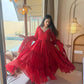 Brocade Tiered Anarkali Gown