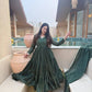 Brocade Tiered Anarkali Gown