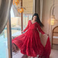 Brocade Tiered Anarkali Gown