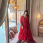 Brocade Tiered Anarkali Gown