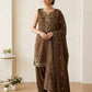 Brown Coin Tassel Suit