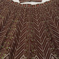 Brown Thai Silk Lehenga with Dori Work