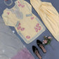 Butter Yellow Embroidered Farshi Palazzo Suit Set with Shaded Dupatta