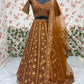 Butterfly Net Bridal Lehenga with Heavy Glass Sequins for Weddings Receptions and Festive Party Wear