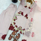 Champagne Applique Kurta Set