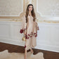 Champagne Applique Kurta Set