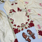 Champagne Applique Kurta Set
