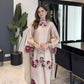 Champagne Applique Kurta Set