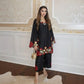 Champagne Applique Kurta Set