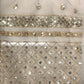 Champagne Gold Butterfly Net Saree with Sequins Dori Embroidery & Mono Benglory Blouse