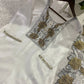 Champagne Organza Silk Embroidered Kurta Pant Dupatta Set for Festive and Elegant Occasions