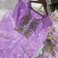 Champagne Organza Silk Embroidered Kurta Pant Dupatta Set for Festive and Elegant Occasions