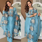Champagne Organza Silk Embroidered Kurta Pant Dupatta Set for Festive and Elegant Occasions