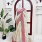 Champagne Rani Border Saree