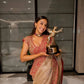 Champagne Rani Border Saree