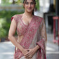Champagne Rani Border Saree