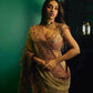 Champagne Rani Border Saree