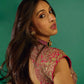 Champagne Rani Border Saree