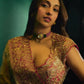 Champagne Rani Border Saree