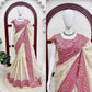 Champagne Rani Border Saree
