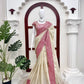 Champagne Rani Border Saree