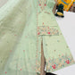 Chanderi Floral Medallion Sharara