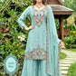 Chanderi Floral Medallion Sharara
