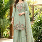 Chanderi Floral Medallion Sharara