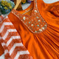 Chanderi Silk Embroidered Kurta Set with Dupatta