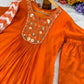 Chanderi Silk Embroidered Kurta Set with Dupatta