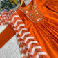 Chanderi Silk Embroidered Kurta Set with Dupatta