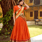 Chanderi Zari Weaving Lehenga Choli Set