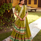 Chanderi Zari Weaving Lehenga Choli Set