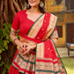 Chanderi Zari Weaving Lehenga Choli Set