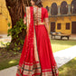 Chanderi Zari Weaving Lehenga Choli Set