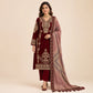 Maroon Cording Diamond Kurta
