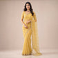 Sequin Vine Embroidered Net Saree