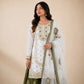 Embroidered GMY Silk Sharara Palazzo Set with Dupatta