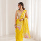 Mandala Sequin Drape Saree Set