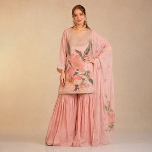 Floral Print Sharara Suit