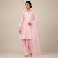 Blush Sequin Embroidered Suit Set