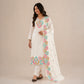 Floral Sequin Chiffon Suit Set