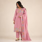 Floral Sequin Chiffon Suit Set