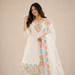 Floral Sequin Chiffon Suit Set